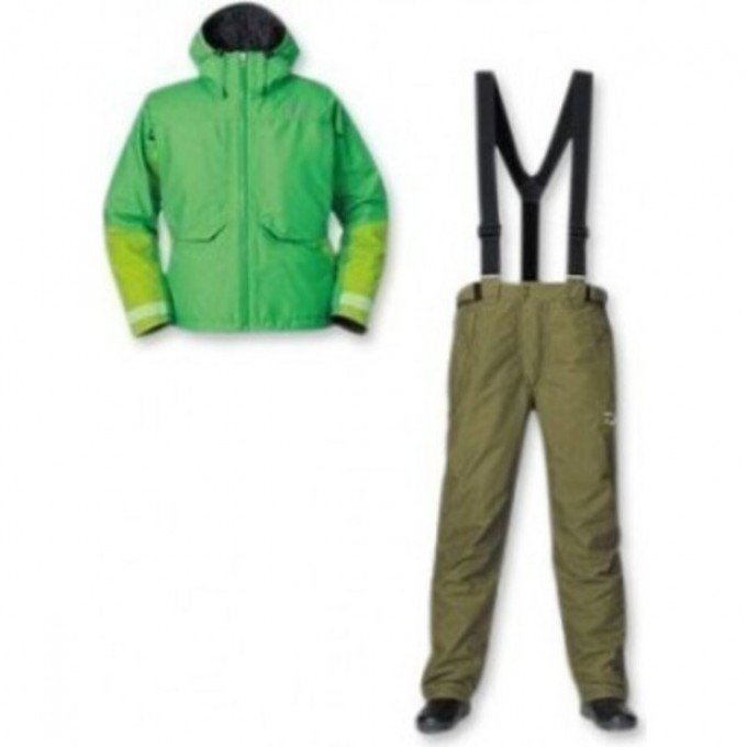 Костюм утеплённый непромокаемый дышащий DAIWA GORE-TEX GT Winter Suit Green XXXXL DW-1203 4960652937481