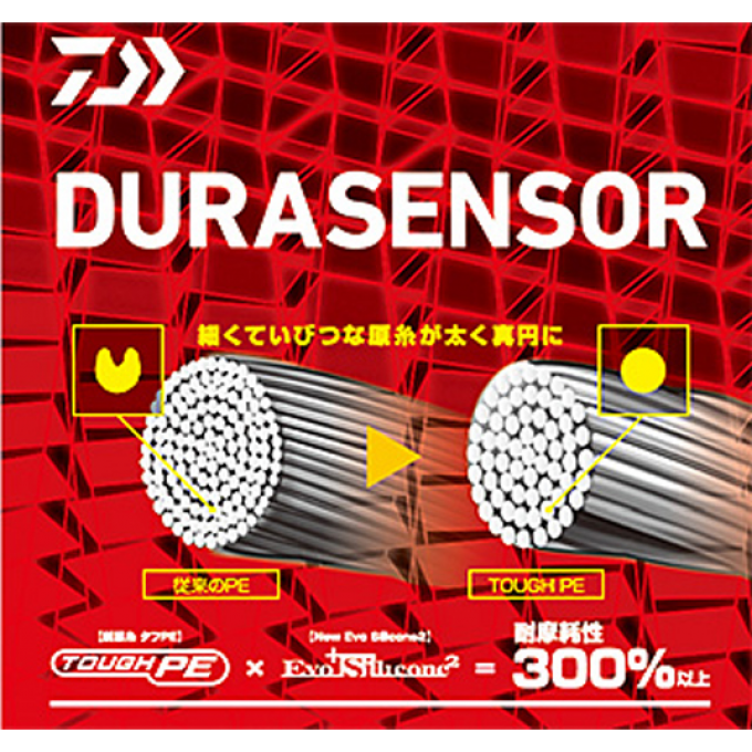 Леска DAIWA UVF PE DURASENSOR X4+SI2 CR 1-150 07303543