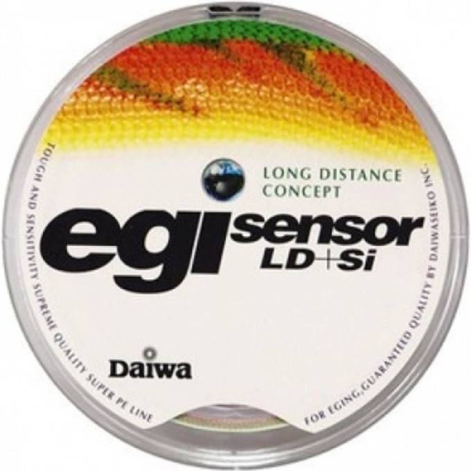 Плетеная леска DAIWA EGI SENSOR LD + SI 0,8-120P 5,5kg ( 120м ) 4960652743563