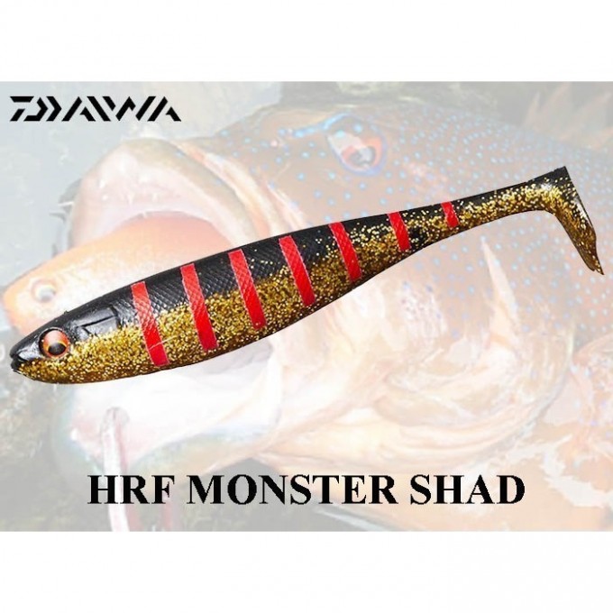 Приманка DAIWA HRF Monster Shad 6 Gekisyu Shrimp Zebra 07420292