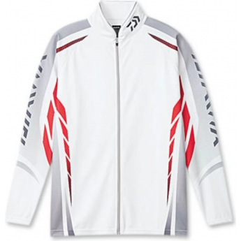 Рыболовная рубашка DAIWA Polo long sleeve Wicksensor DE-7504 White 2XL