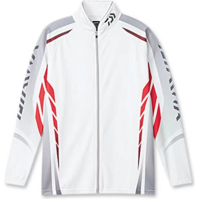Рыболовная рубашка DAIWA Polo long sleeve Wicksensor DE-7504 White 2XL 4960652944250