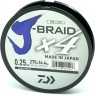 Шнур DAIWA J-Braid X4 0,13мм 135м Dark green 12741-013