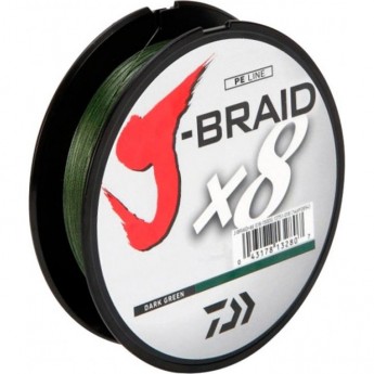 Шнур DAIWA J-Braid X8 0,10мм 150м dark green