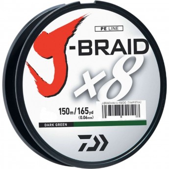 Шнур DAIWA J-Braid X8 0,13мм 150м multicolor