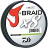 Шнур DAIWA J-Braid X8 0,16мм 150м dark green 12751-016