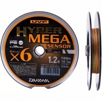 Шнур DAIWA UVF Hyper mega sensor 100м 1,0
