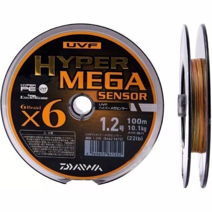 Шнур DAIWA UVF Hyper mega sensor 100м 1,0 14629672