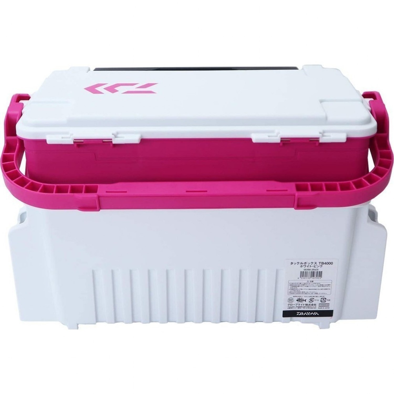 DAIWA Tackle Box TB4000 White Pink 03502543. DAIWA