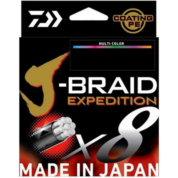 Леска DAIWA J-BRAID EXPEDITION×8E 0.20mm-300m MULTI COLOR 12552-120 Леска DAIWA J-BRAID EXPEDITION×8E 0.20mm-300m MULTI COLOR 12552-120